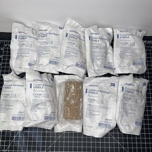 McKesson Elastic Self-Adherent Cohesive Bandage Beige Sterile 4" x 5 Yd 10 Pack